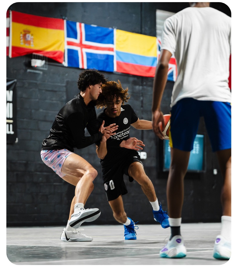 International players competing in the DETAIL Miami gym